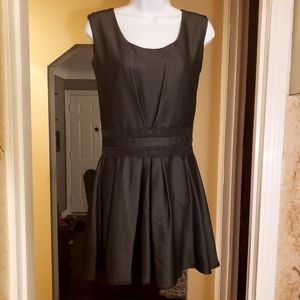 Lucca Couture dark grey mini dress